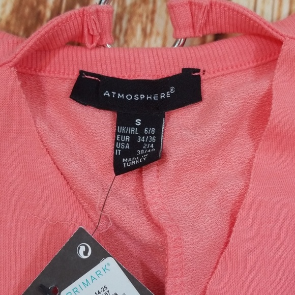 Coral Long Sleeve Sweatshirt Top - Picture 4 of 6